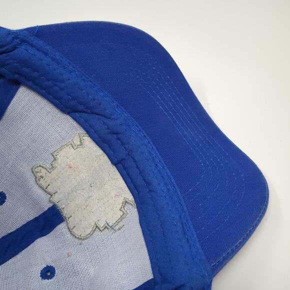 2016 Torch Run 30th Anniversary Strapback Baseball Cap Blue One Size BWM Global - Picture 8 of 10